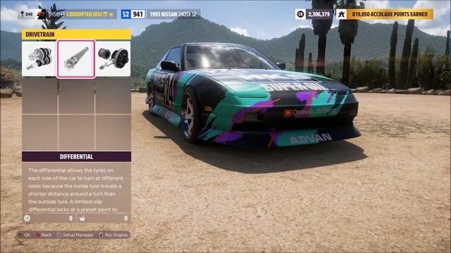 FORZA HORIZON 5 - 275 MPH 1993 Nissan 240SX Tune Setup смотреть онлайн