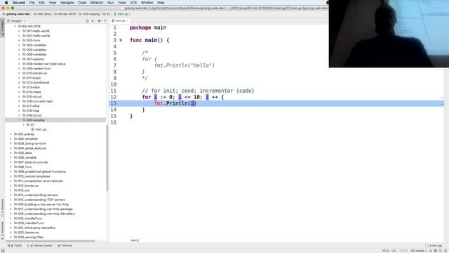 Golang For Loop смотреть онлайн