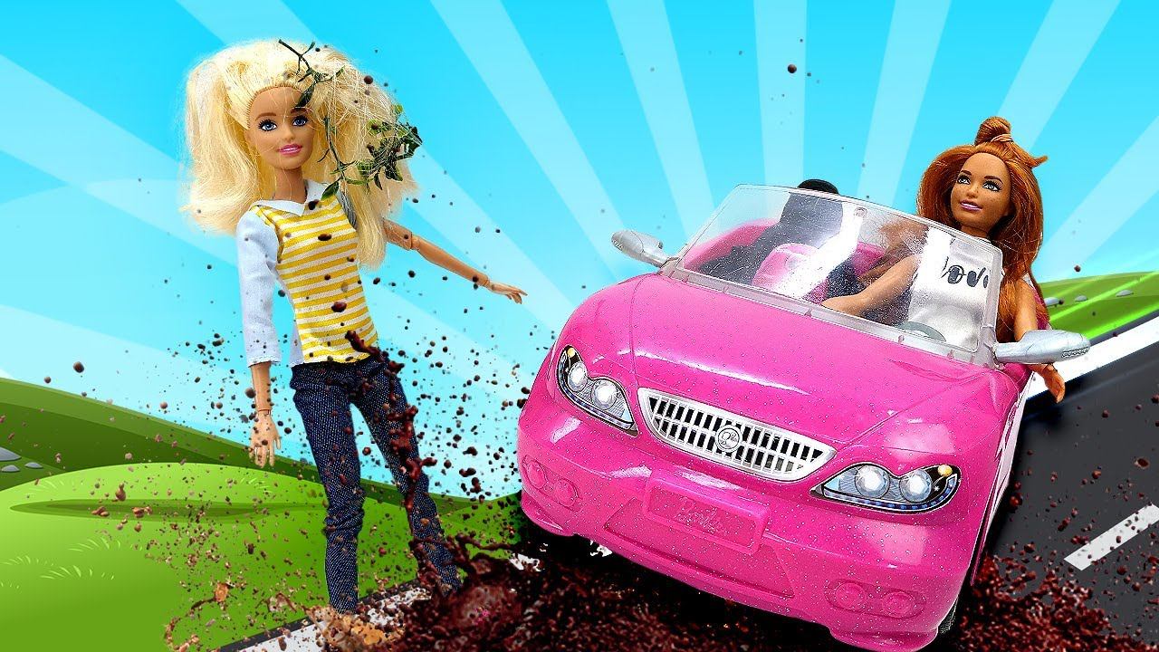 Почему Барби пришла домой грязная? Видео для девочек - куклы Барби и их истории смотреть онлайн
