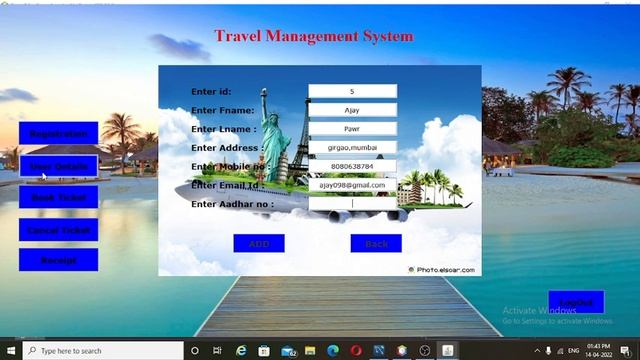 Travel Management System JAVA +SQL TCR INNOVATION смотреть онлайн