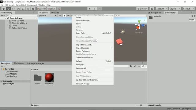 How to remove Jaggy / pixelish lines in unity 3D using anti aliasing (Tutorial) смотреть онлайн
