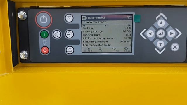 Дизельный компрессор Atlas Copco XAVS 500 - обзор, запуск смотреть онлайн