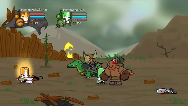 Общаемся и играем в Castle Crashers (1) смотреть онлайн