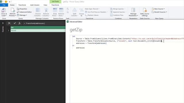 Excel Tutorial - Power Query Get Zip Code смотреть онлайн