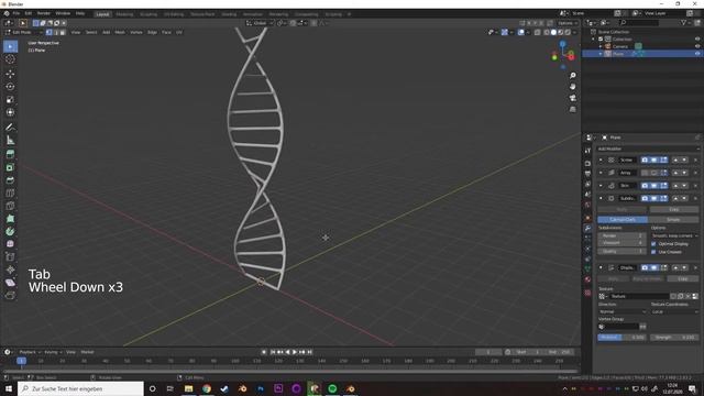 Create DNA in Blender 2.8 FAST | Part 1/2 смотреть онлайн