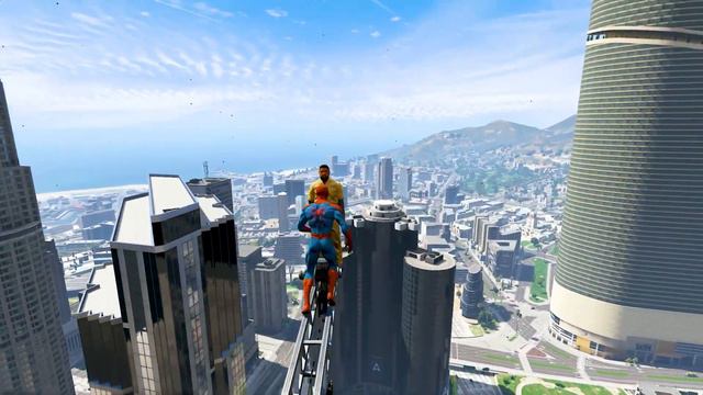 GTA 5 Ragdolls SPIDERMAN Jumps/Fails (Euphoria Physics) #10 смотреть онлайн