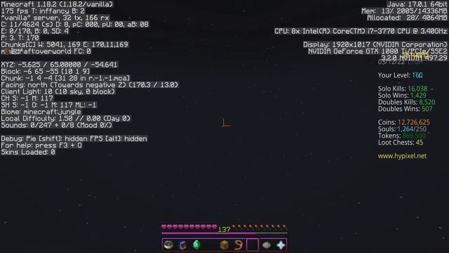 НА ЭТОЙ ВЕРСИИ ИГРАТЬ НЕВОЗМОЖНО! СКАЙВАРС НА ВЕРСИИ 1.18.2 МАЙНКРАФТ! PVP SKYWARS MINECRAFT 1.18! смотреть онлайн