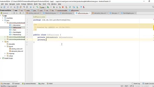 PDM 025 SQLite ConstruirBD смотреть онлайн
