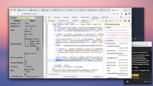 Working on AlpineJS смотреть онлайн