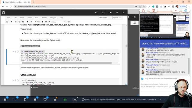 How to broadcast a TF in ROS2 | ROS2 Developers Open Class #143 смотреть онлайн