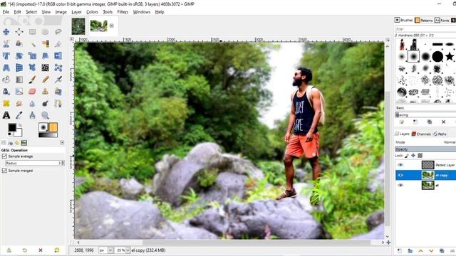 How to Blur background of an image | Photoshop alternative GIMP|फोटो का बैकग्राउंड ब्लर कैसे करें смотреть онлайн
