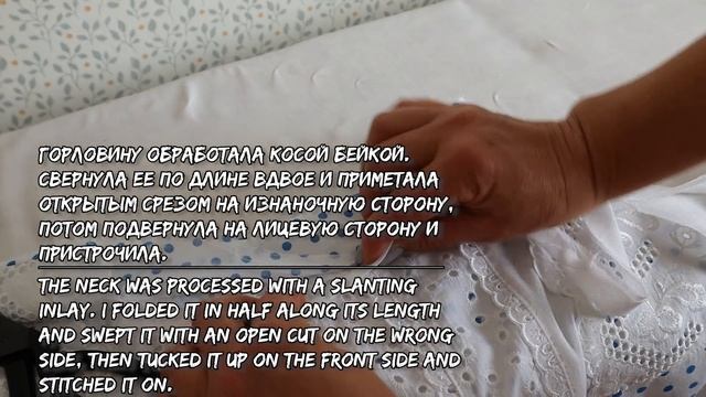 Сшила свекрови чудесную обновку из ситца. Получилась простая вещь с шиком. Показываю эту красоту смотреть онлайн