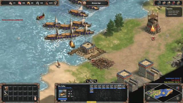 AoE: DE 🇬🇧 GoG 4/8 | The Trojan War | Hardest | No Commentary | GTX 960M смотреть онлайн