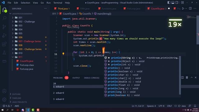 054 - Tagalog Java Programming - For Loop 3 of 7 смотреть онлайн