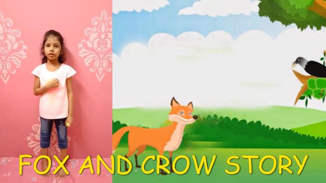 FOX AND CROW STORY IN ENGLISH | KIDS MORAL STORIES | KAAVYASREE смотреть онлайн