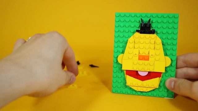 How to Build LEGO Sesame Street Bert | Custom LEGO Brick Sketch смотреть онлайн