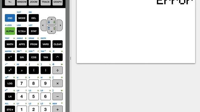 SYNTAX error TI-84 TI-83 смотреть онлайн