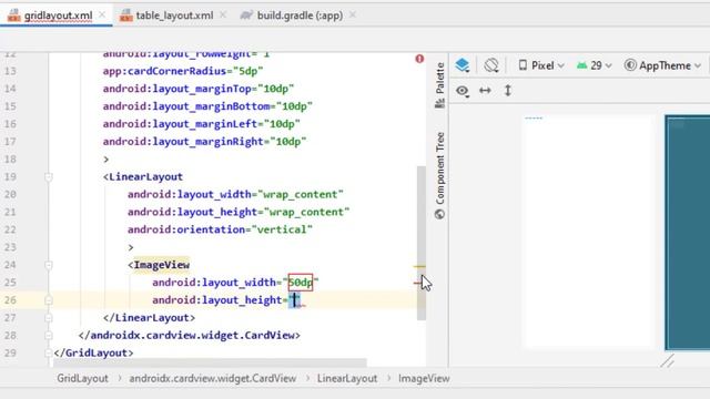 Dashboard Design using GridLayout | Android Development Tutorials | TheXXCODE IT Solutions смотреть онлайн