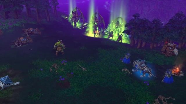 Warcraft III: Reforged - 17 Часть: Ночные Эльфы 1-2 глава Прохождение компании смотреть онлайн