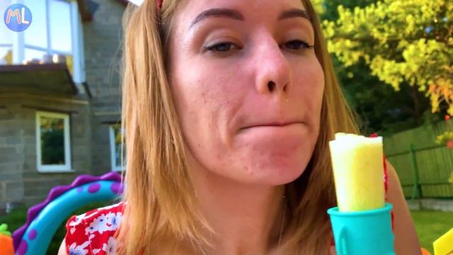 Папа готовит Марку и маме полезное мороженое / Марк Лэнд смотреть онлайн