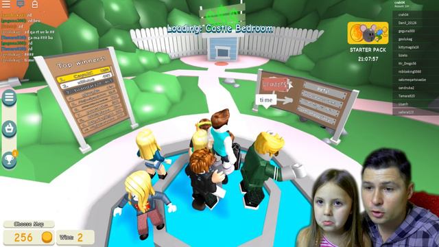 ВАРЯ СПРЯТАЛАСЬ ОТ ПАПЫ играем в новые прятки ROBLOX ЧЕЛЛЕНДЖ Кто лучше спрячется New Hide and Seek смотреть онлайн