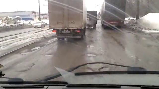 САМАРА Заводское шоссе и ул Кабельная Март 2016г смотреть онлайн