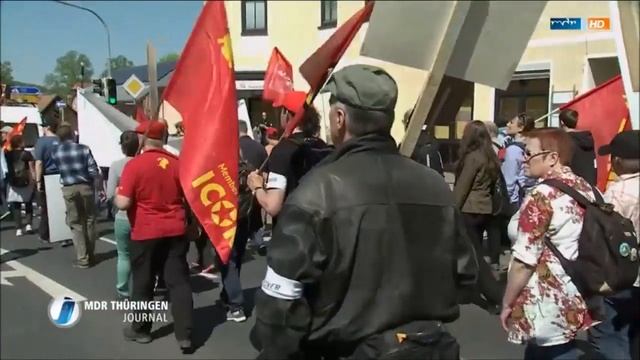Hildburghausen: Proteste gegen Nazi-Konzert смотреть онлайн
