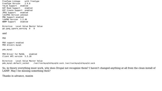DevOps & SysAdmins: Drupal installation. GD and PDO issue on ubuntu amazon EC2 смотреть онлайн