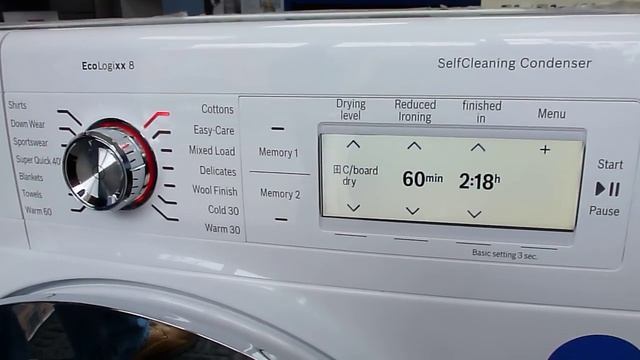 Bosch WTY86790GB Graded A rated Condenser Tumble Dryer Serial 591201 смотреть онлайн