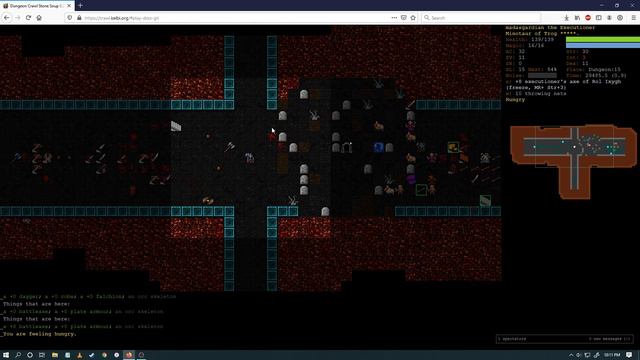 Dungeon Crawl Stone Soup: Minotaur Berzerker Run (part 3) смотреть онлайн