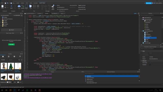 ROBLOX Studio How to make a MELEE SYSTEM [ + PUNCHING] смотреть онлайн