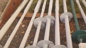 Как самому поставить забор на винтовых столбах,сваях