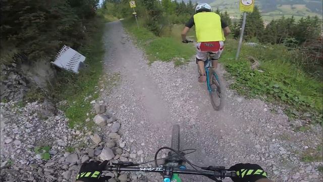 BIKEPARK BAD HINDELANG August 2018 - RAW POV - "Black Rock" & Jumpline смотреть онлайн
