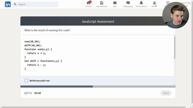 Are You Smarter Than Me? LinkedIn JavaScript Quiz Interview Questions смотреть онлайн