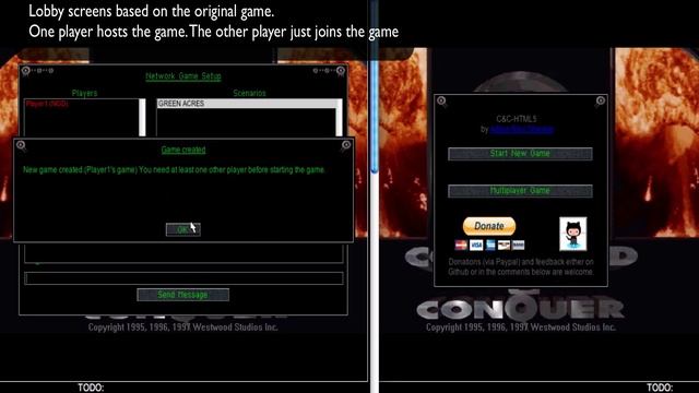 Command and Conquer - HTML5 RTS Game v0.5 - First Multiplayer Demo смотреть онлайн