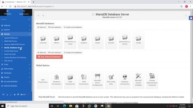 How to Backup MySQL Databases using Webmin On CentOS смотреть онлайн