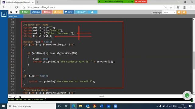 07 Parallel Arrays - Java Program смотреть онлайн
