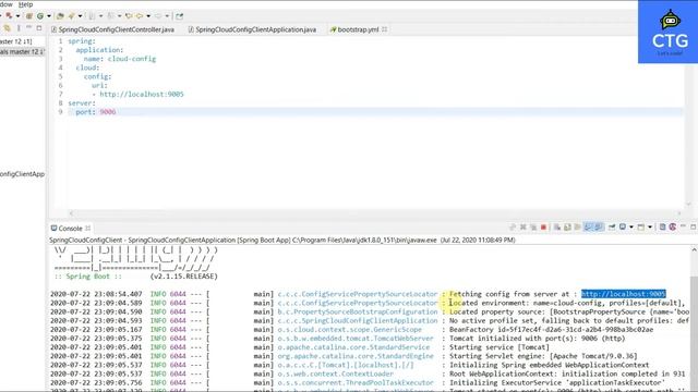 How to setup Spring Cloud Config Client - Microservice - Springboot | Part 3| Explained in English смотреть онлайн