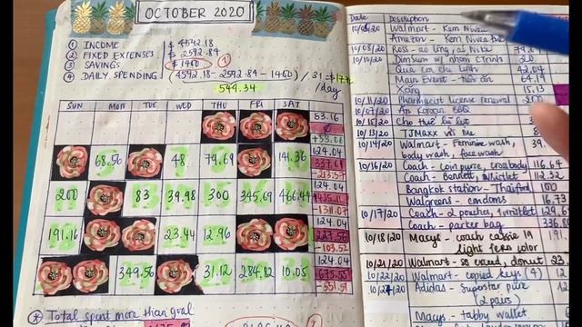 FINALLY A SIMPLE WAY TO DO KAKEIBO - October 2020 Kakeibo update - Did I save or did I not? ? смотреть онлайн