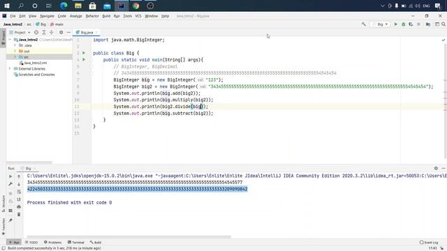 Java урок - 8.4 BigInteger и BigDecimal смотреть онлайн