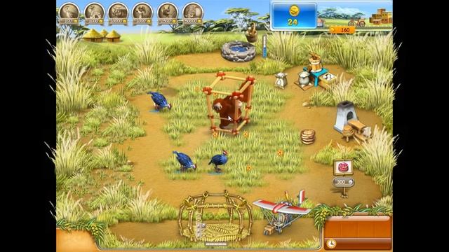 прохождение игры Farm Frenzy 3: Madagacar#4 смотреть онлайн