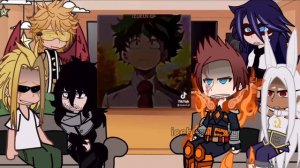 Pro Heroes REACT TO Deku’s PAST. | bnha/mha