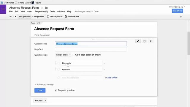 Approval Workflow With Google Form -Part 1