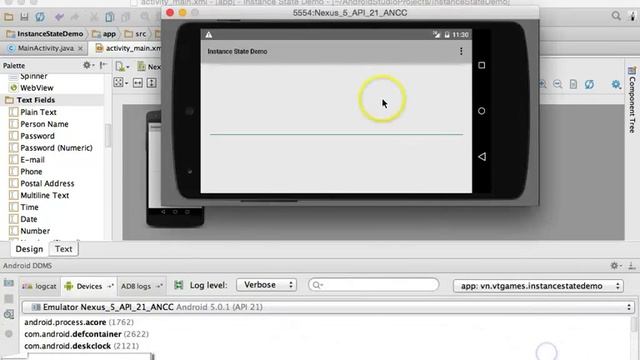 Android Save Instance State and Restore Instance State смотреть онлайн