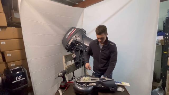 Как установить водомет на Yamaha 60FETOL смотреть онлайн