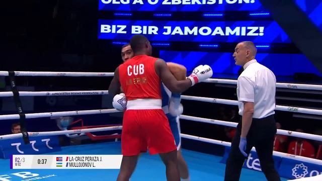 QF (92KG) LA CRUZ JULIO (CUB) vs MULLOJONOV LAZIZBEK (UZB) | IBA World Boxing Championships 2023 смотреть онлайн