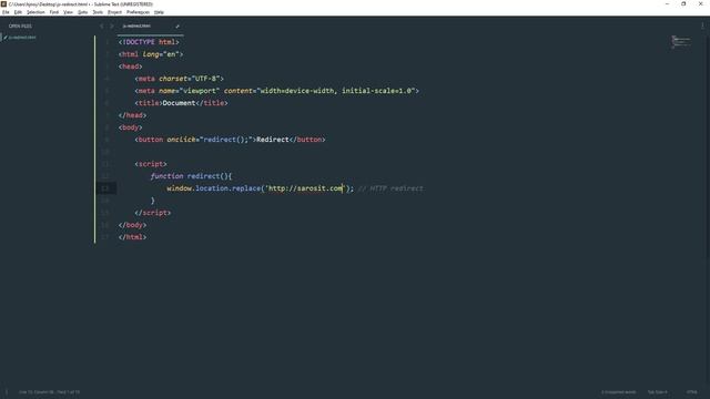 How do I redirect to another webpage using JavaScript смотреть онлайн