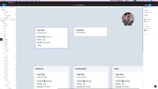 How to make a functioning kanban board in Figma with Auto-Layout смотреть онлайн