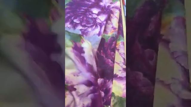 Ткань Трикотаж масло принт смотреть онлайн