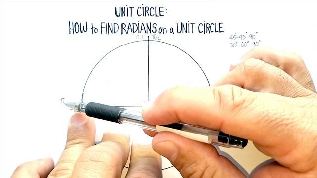 Unit Circle: How to Find Radians on a Unit Circle смотреть онлайн